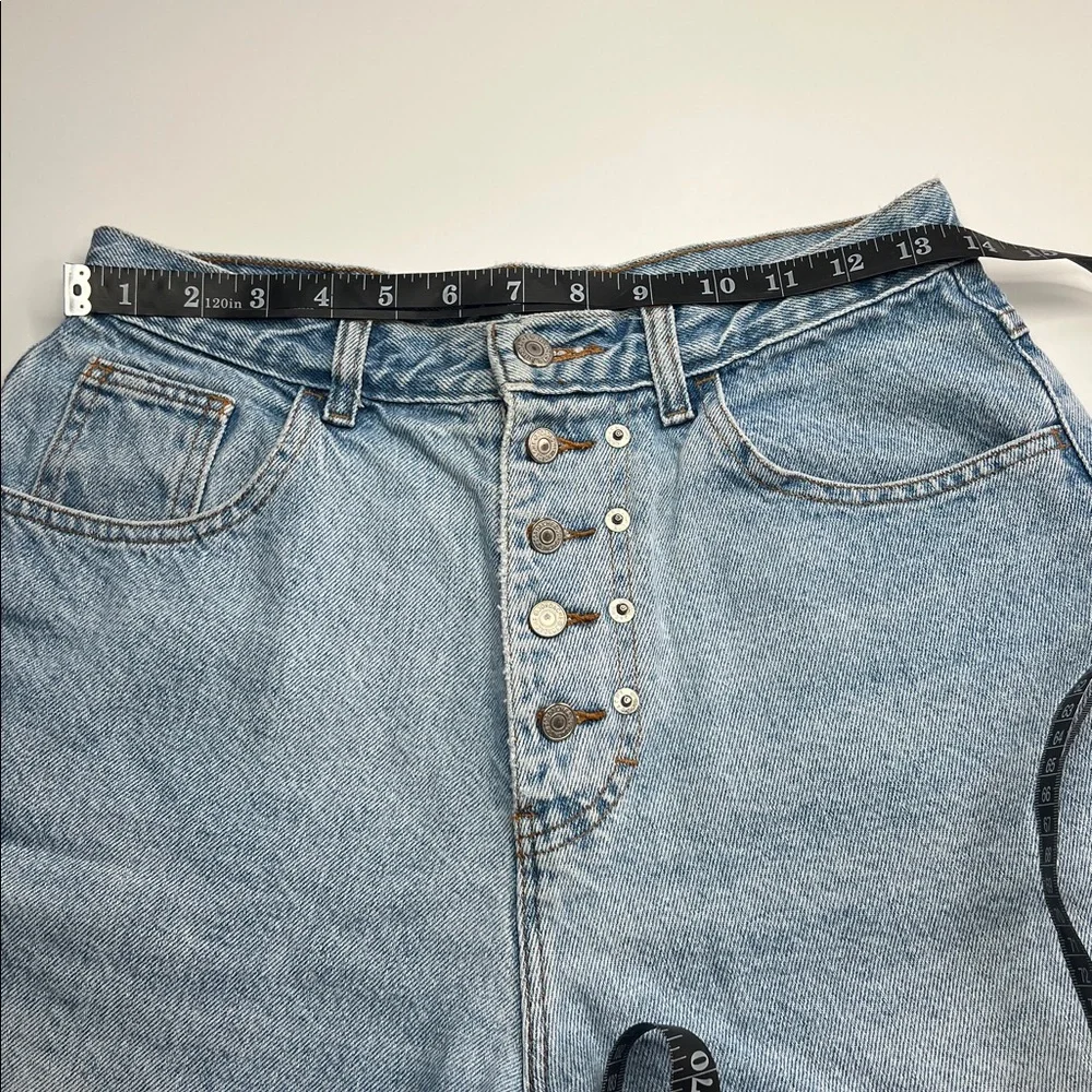 Jordache Classic Blue Denim Womens Shorts baggy fit 90s y2k urban high waist‎